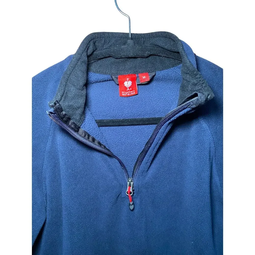 Engelbert Strauss - Women's M - Blue Fleece Quarter Zip